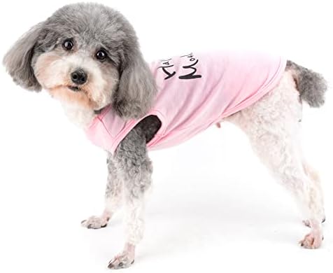 Camisas de cachorro Zunea para cães pequenos garotos meninos coletes de verão camisetas de cachorro de algodão macio de cachorro