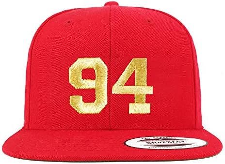 Trendy Apparel Shop número 94 Gold Thread Bill Snapback Baseball Cap