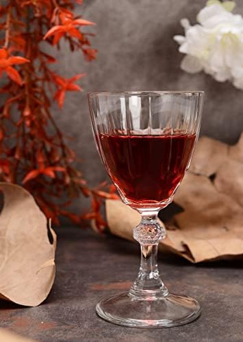 Óculos de licor de diamante de Biandeco, elegante design vintage sherry vodka brandy uísque presente de férias de casamento aniversário