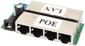 X-Dree 4 Port Poe Power Over Ethernet Injetor para Pontos de Acesso à Câmera IP Fornecimento de Pontos de Acesso (Iniettore Power Over Ethernet A 4 Porte Poe por Alimentazione di Punti di Accesso Telecamera IP IP