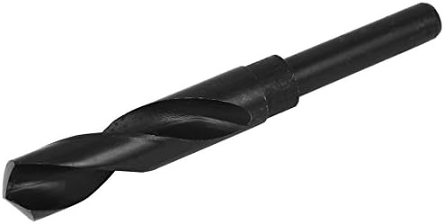 Aexit HSS 1/2 Holdador de ferramenta reta Broca redonda Brill 19mm Twist Drill Drill Bit Drilling Tool Black Modelo: