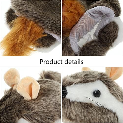 Toyvian Cute Animal Puppets Toys Toys Hedgehog Plush Toys Toddler Animal Plexho