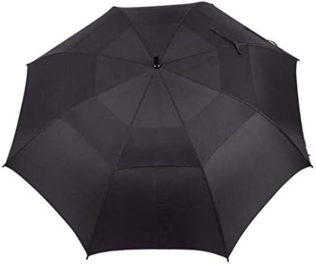 Syksol Guangming - guarda -chuva de golfe grande, guarda -chuva, guarda -chuva à prova d'água, guarda -chuva automática de serviço pesado, desajeita o vento alto, o sol anti -UV e a chuva, o guarda -chuva de dupla camada, o guarda -chuva com alça longa, azul