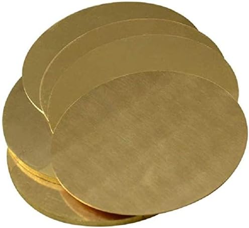 Folha de cobre de Yiwango redonda 2mm100mm Folha de metal de cobre puro, para decoração de corte e gravação folha de cobre puro DIY