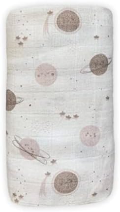 Leyl & Ari Muslin Swaddle Blanket | 70% Bamboo 30% Cotton Organic Baby Girl Girl Blanket | Gênero neutro neutro essencial