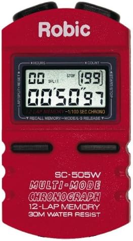 Robic SC-505W 12 Stopwatch de memória