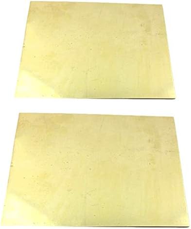 Placa de latão de bronze Umky placa de cobre de metal de resfriamento cru de resfriamento cru de materiais industriais H62 Cu 100mmx300mm,