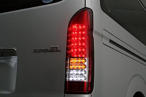 Lâmpada traseira de luz de luz LED completa para Toyota Hiace Regiusace 200 Van Taillamp