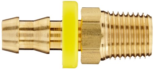 Anderson Metals Brass Push-On Mangumed, conector, 5/16 Barb x 1/4 de cachimbo macho