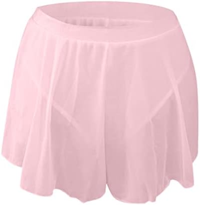 Sexy mini saias de dança de cintura alta para mulheres curtas de dança de pólo com calça quente shorts apertados lingerie de calcinha esburacada