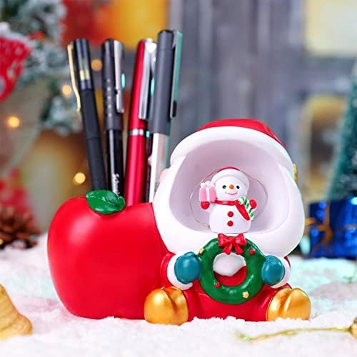 Xios estátua Stand Decorações de Natal 'Uma Fruta Penholdler Nightlight Creative Desktop Balde