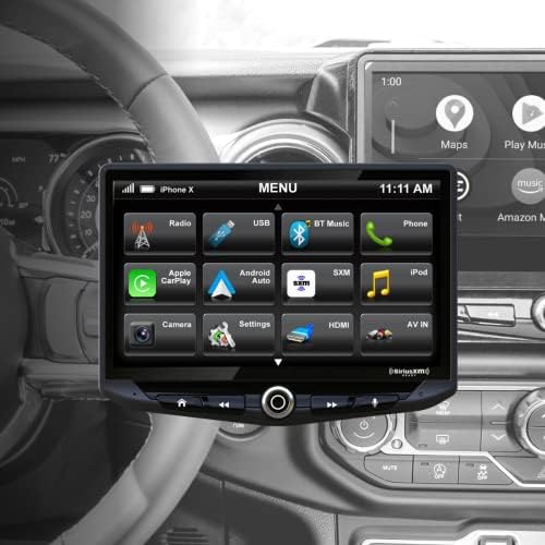 Stinger Heigh10 10 Multimídia Estéreo de carro 1024 x 600 HD Display. Apple Car Play, Android Auto, SiriusXM pronto, Bluetooth,