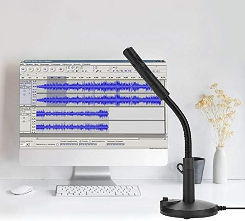 Microfone USB VIPXYC, Microfone de computador Plug & Play Home Studio para gravação, bate -papo online