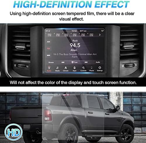 Autorder Custom Fit for Screen Protector 2013-2020 2021 2022 Dodge Ram 1500 2500 3500 Acessórios Vidro temperado 9H Display