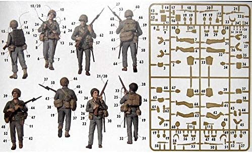 MasterBox 1/35 Escala dos fuzileiros navais dos EUA em Jungle, Segunda Guerra Mundial - Conjunto de edifícios de