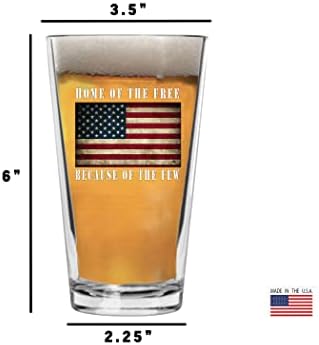 Casa tática do Rogue River da cerveja patriótica de cerveja de cerveja Pint 16oz Pub Presente para qualquer Americano Patriótico
