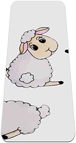 Siebzeh ovelha fofa premium de ioga grossa MAT ecológico Saúde e fitness non Slip Tapete para todos os tipos de ioga de exercício