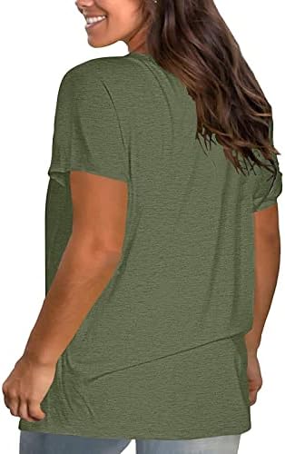 lcepcy feminina moda camiseta v pesco