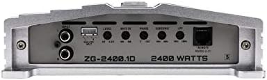 Hifonics ZG-2400.1d 2400 Watts Zeus Gamma Mono Subwoofer Car Audio Amplifier com portador de telefone de gravidade