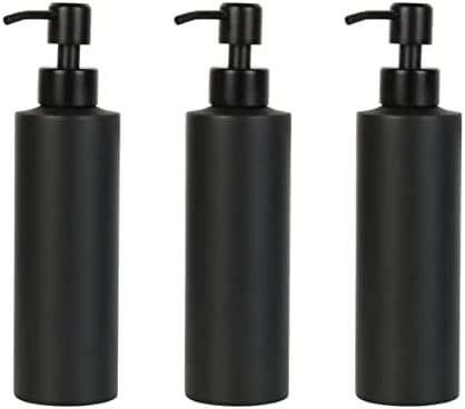 OUNONA 3 PCS Soluções de lavagem preta garrafas de metal jar