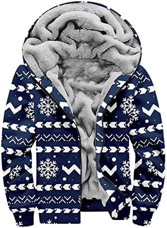 Casaco de outono ADSSDQ para homens, Jackets de manga longa de férias de maior tamanho Men Men Beach Fit Grost Warm Zipfront