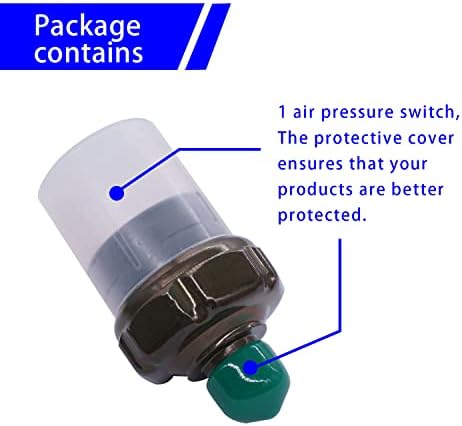 Mankk Air Pressure Switch 120-150 PSI Thread 1/4 NPT e 120-150 PSI Thread 1/8 NPT