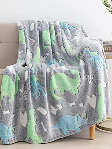 Cobertor de padrão de dinossauro Pokene 1PC