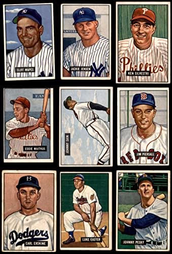 1951 Baseball Bowman Complete Conjunto VG