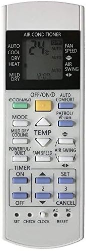 Substituição para o controle remoto do ar condicionado da Panasonic A75C3716