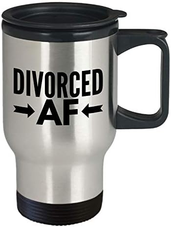 Happy Divorce Coffee Travel Canela Melhor Funnic Ennique Divorcied Tea Cup Ideia perfeita para homens Mulheres se divorciaram AF