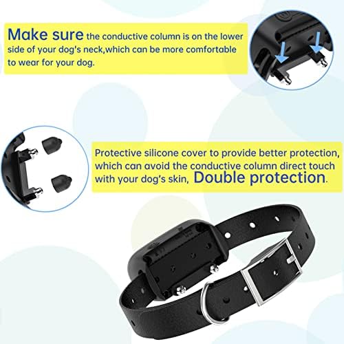 Collar de casca para cães médios, treinamento de choque de controle automático Detecção inteligente para cães pequenos grandes
