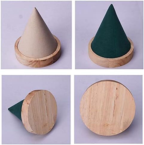 Teensery 1 peça Cone de madeira em forma de pulseira exibir porta
