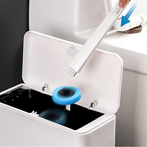Pincel de vaso sanitário amabeams pincel de vaso sanitário descartável com uma ferramenta de limpeza de parede de parede de escova única com limpeza de acessórios de banheiro fluido