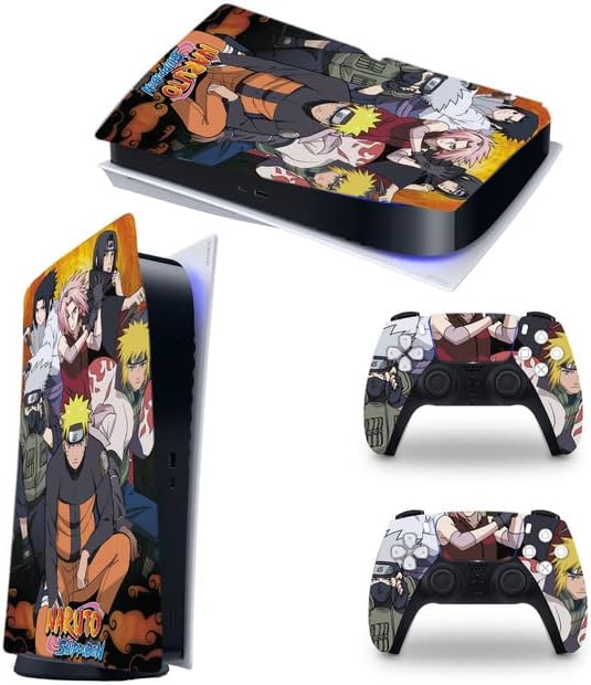 War Ninja-Ps5 Console Skin e PS5 Controller Skins Set, PlayStation 5 Skin Wrap Decals Sticker PS5 Disk Edition