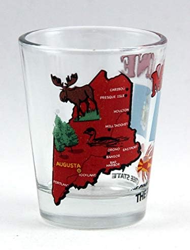 Maine The Pine Tree State All-American Collection Shot Glass