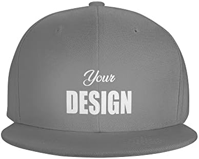 Boné de beisebol personalizado com seu texto, chapéus personalizados Caps de caminhão ajustável Caps Classic para homens e mulheres Hip Hop Snapback