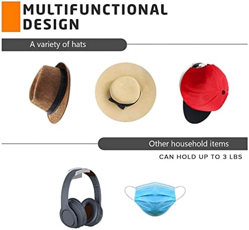 ganchos de adesivo para parede, com vários propósitos, cabides de chapéu forte, ganchos de chapéu, sem perfura
