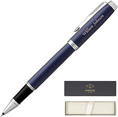 Dayspring caneta gravada Parker Pen | Parker personalizado im foste azul rollerball caneta com estojo. Gravado e enviado em um dia útil rápido.