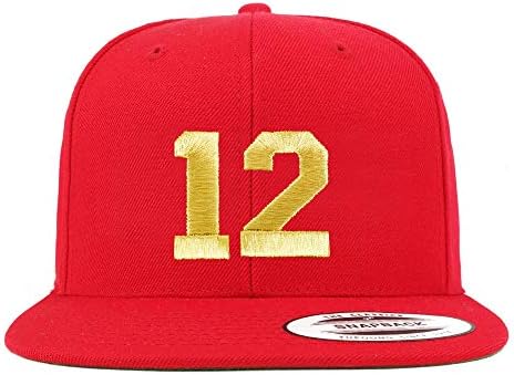 Trendy Apparel Shop número 12 Gold Thread Bill Snapback Baseball Cap
