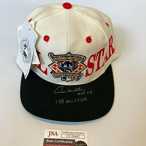Paul Molitor assinou 1994 All Star Game Baseball Hat Cap with JSA COA - HATS MLB Autografado
