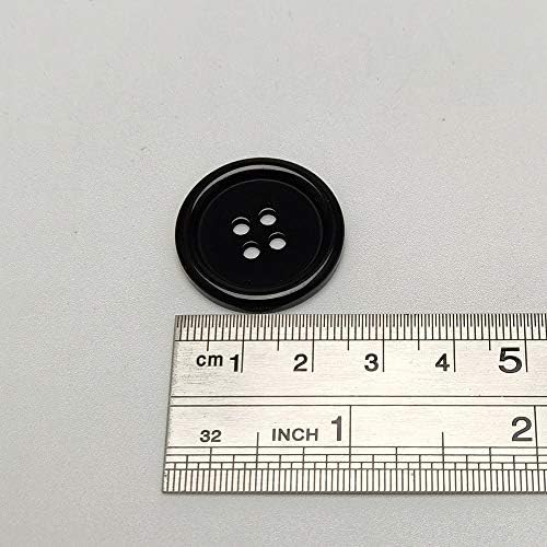Chenkou Craft Mix Color Plastic Resin Circle Butter Big Button 4 Hole Diy Craft Sewing 1/2 100pcs)
