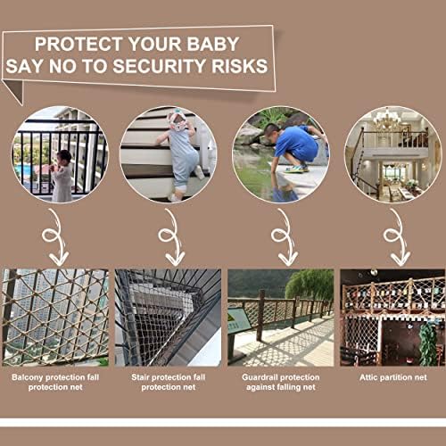 Segurança Cânhamo Rede Crianças Crianças Segurança NETURA TRUSA CASA ESCRADO CRIANÇAS Segurança corda líquido escada da varanda
