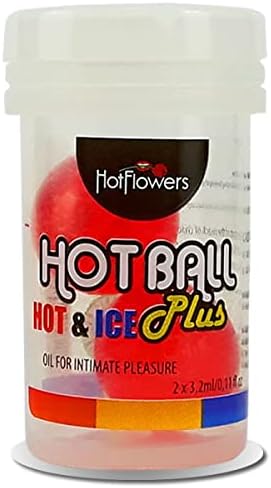 Conjunto de bola quente - quente e gelo, quente, gelo, choque thermo - bolas quentes de flores quentes