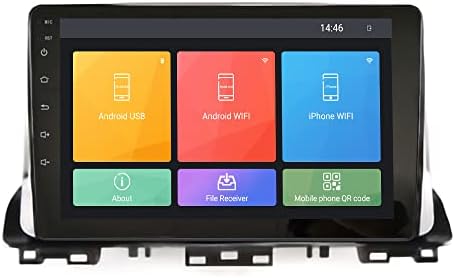 Android 10 Autoradio Navigação de carro Multimídia GPS Radio de toque GPS 2.5D Screen Forkia K3 2020-2021 UV Black Octa Core 3 GB