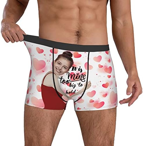 Briefes de boxer engraçados personalizados com roupas de baixo para impressão personalizada para homens para homens