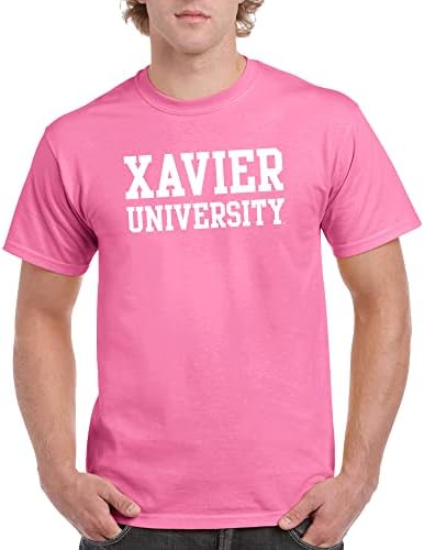 Xavier Mosketeers Bloco básico, camiseta em cores da equipe, faculdade, universidade