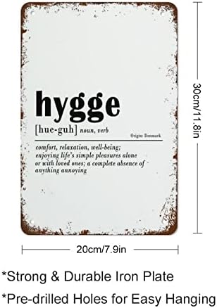 HyggedigitalHygge DefinitionModern Quotação Citação ABLEMENTO DE Livro Po Funnational Inspirational Cafes Pubs Backyard Gift