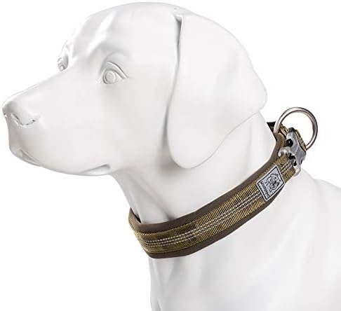 CHAI's Choice - Collar de cachorro premium - Neoprene acolchoado, colarinho refletivo para cães de tamanho grande, médio e pequeno,
