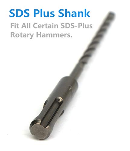 Oxtul SDS Plus Hammer Drill Bits, 3/16 x6