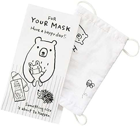 Cabeça PMSK-3 Gratton Bear Mask Case, White, 100 peças, feitas no Japão
